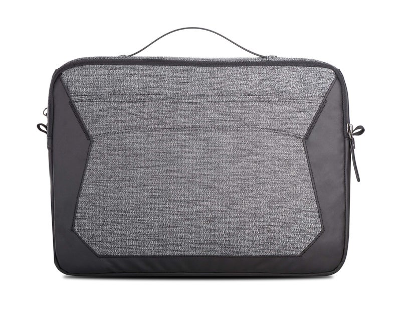 STM Myth fleece-lined Brief Case with removable strap for 13" Laptop - Granite Black (stm-117-185M-01) - Image 4